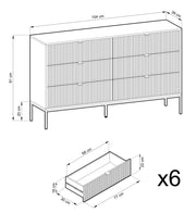 Komoda ryflowana Natt. Heydoo.pl