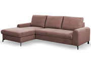 Koralowy narożnik do salonu Amari, strona lewa