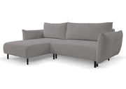 Szary  narożnik boucle Avelon, strona lewa