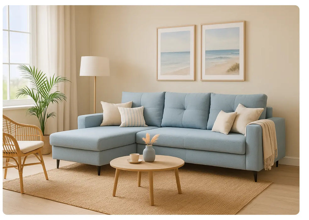 Narożnik Averro w modnym salonie