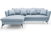 Lewy narożnik do salonu w kolorze błękitnym!