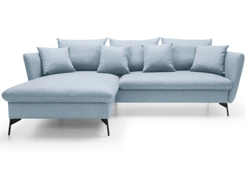 Lewy narożnik do salonu w kolorze błękitnym!