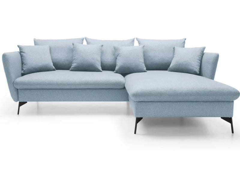 Prawy narożnik w kolorze błękitnym, z funkcją spania!