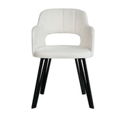 Krzesło Nero – szeroka gama odcieni beżu i szarości od przodu