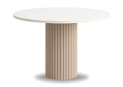 Kaszmirowy stół z białym blatem