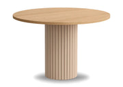 Pastelowy stół kaszmir Nesta z blatem sonoma