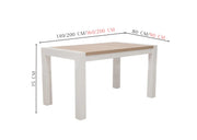 Stół rozkładany Nordic – idealny wybór do każdego wnętrza z wymiarami