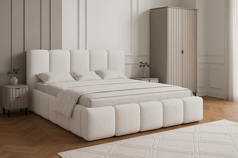 Szafa NOVADO 8 – wąska, mała szafa do sypialni w nowoczesnej sypialni