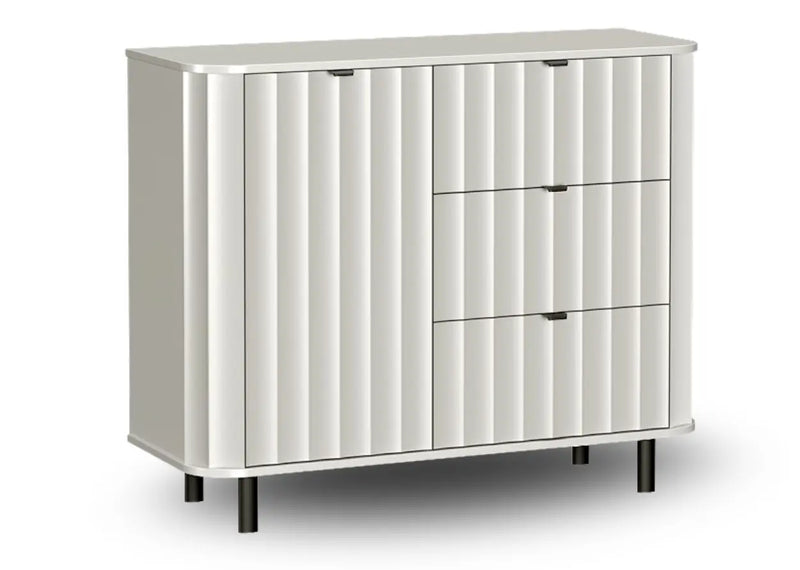 Mała komoda z szufladami Novado 03 biała