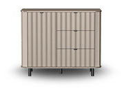 Mała komoda z szufladami Novado 03 szara