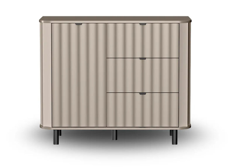Mała komoda z szufladami Novado 03 szara
