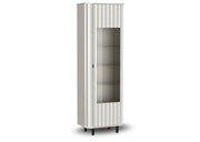 Witryna Novado-04 – stylowa witryna do salonu i jadalni w kolorze białym