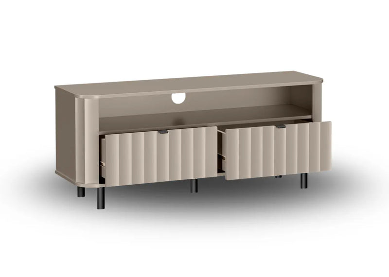 Szafka RTV szara lub biała NOVADO 6 z szufladami