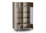 Witryna NOVADO 9 – szeroka i nowoczesna witryna do salonu z podświetleniem