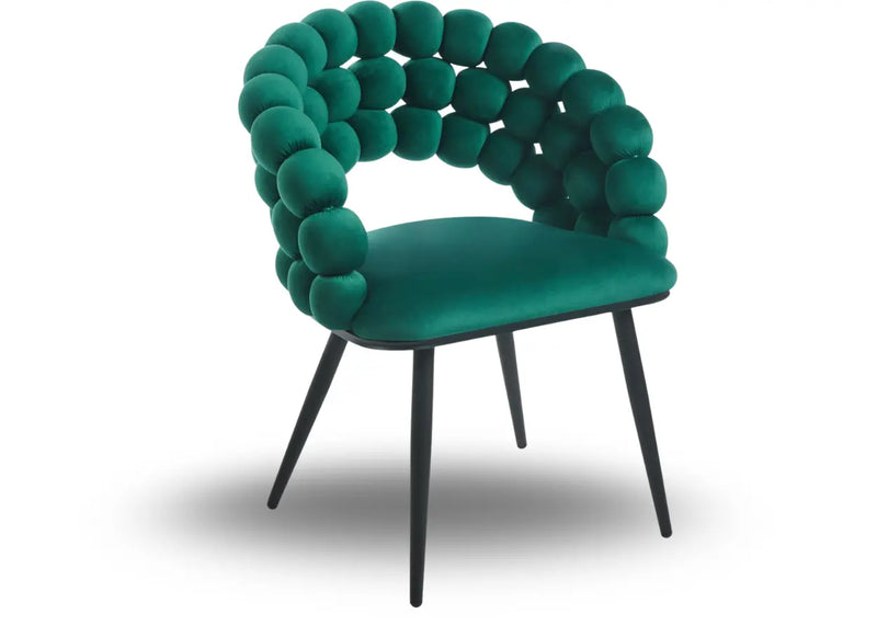 Zielone krzesło Ovalo