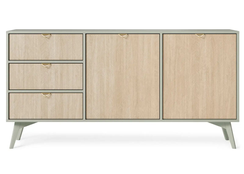 Duża komoda w pistacjowym/beżowym kolorze!