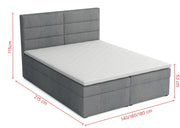 Dostępne wymiary łóżka Passione Box