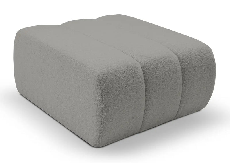 Szara pufa do narożnika