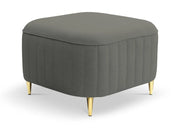 Grafitowa pufa Luxor