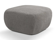 Ciemno szara pufa do narożnika