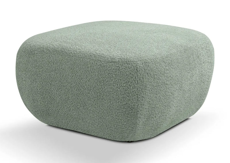 Pistacjowa pufa do sofy