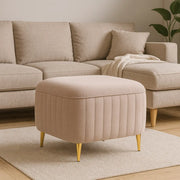 Pufa Luxor w modnym salonie