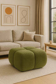 Salon w stylu boho z pufą Mexx