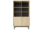 Regał w stylu japandii w naturalnych kolorach drewna!