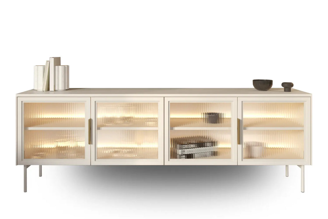 Stolik RTV Lumi 181 4D – nowoczesny design, elegancja i praktyczne przechowywanie