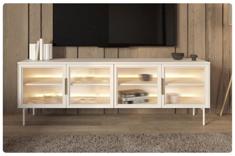 Stolik RTV Lumi 181 4D – nowoczesny design, elegancja i praktyczne przechowywanie