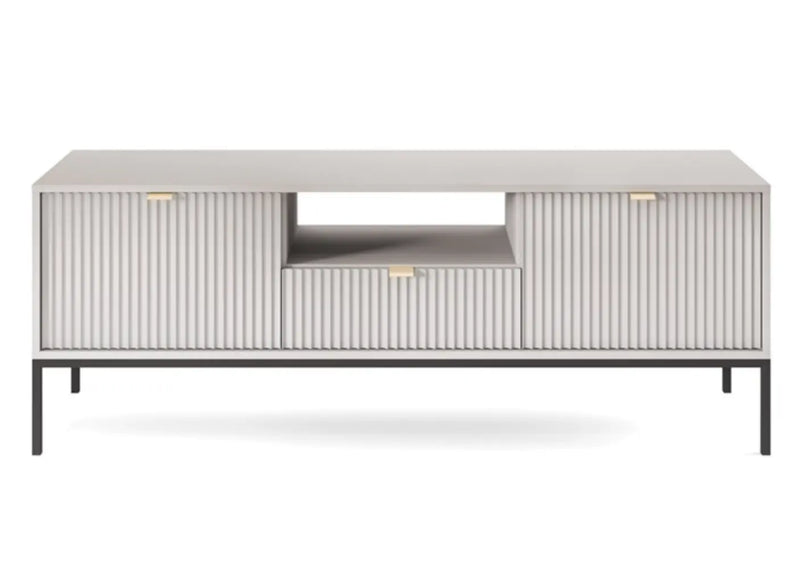 Szara szafka rtv w dobrej cenie