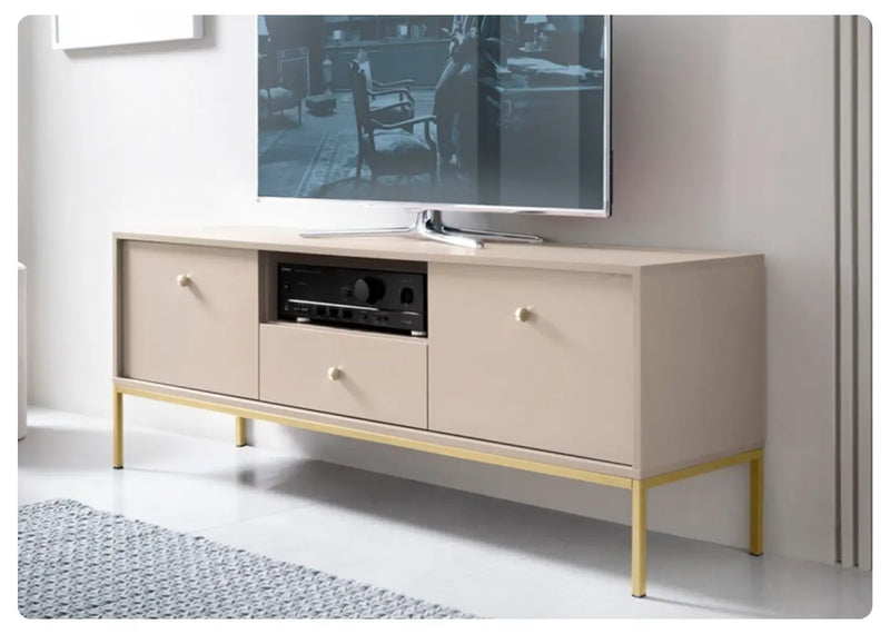 Beżowy stolik pod telewizor Mono RTV154