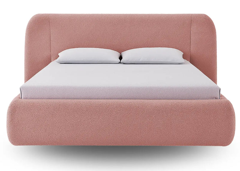 Wrzosowe Łóżko tapicerowane Rainbow I Heydoo.pl