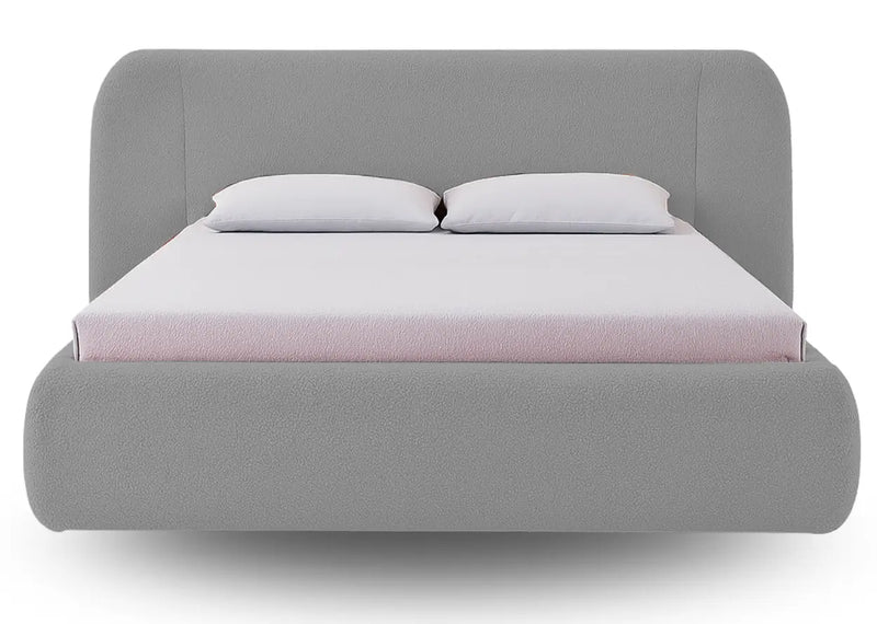 Szare Łóżko tapicerowane Rainbow I Heydoo.pl