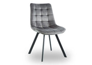 Szare krzesło Rivo