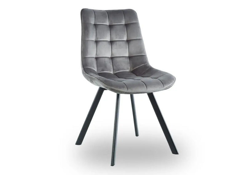 Szare krzesło Rivo
