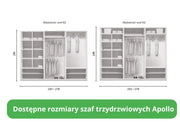 Wymiary szafy w środku