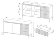 Wymiary komody typ B Skye