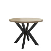 Okrągły stół rozkładany Loftwood – nowoczesny akcent w loftowym stylu