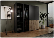 Szafa ubraniowa w zestawieniu z dwóch modułów.