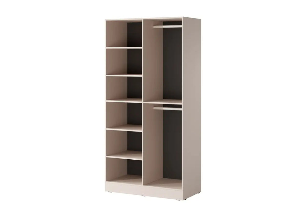 Szafa do sypialni Simplicity Nova beżowa wnętrze