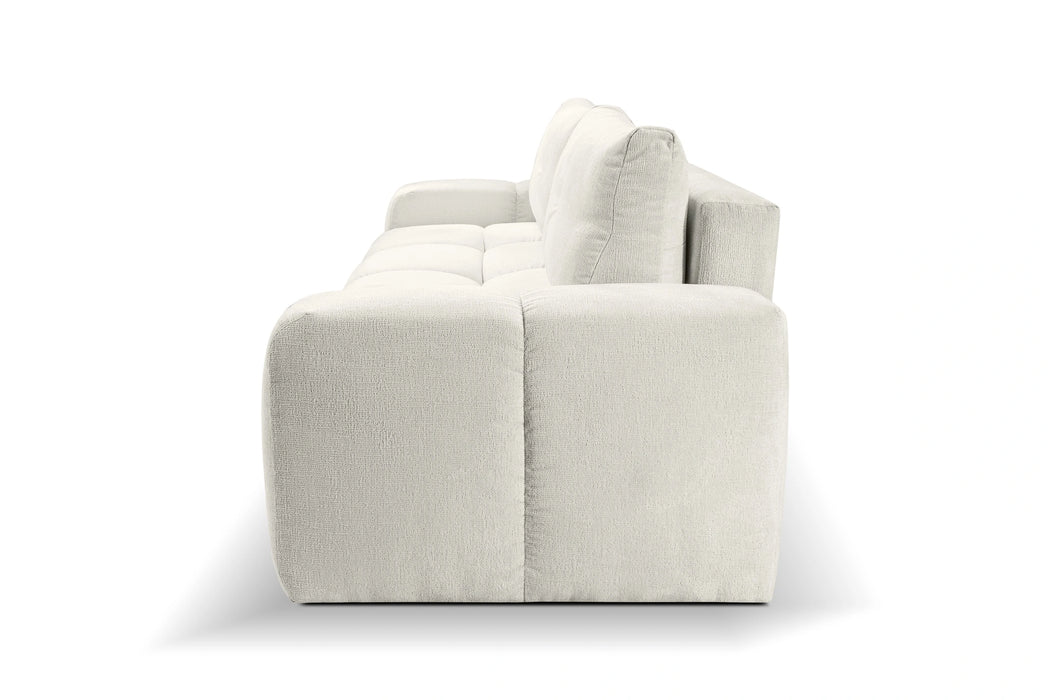 Sofa siro w kolorze kremowym z boku