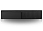 Duża szafka rtv w kolorze czarnym