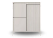 Wysoka komoda w kolorze beżowym Skye