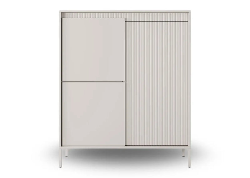 Wysoka komoda w kolorze beżowym Skye