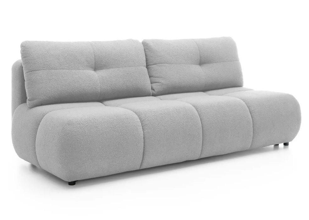 Jasno szara sofa do salonu i nie tylko