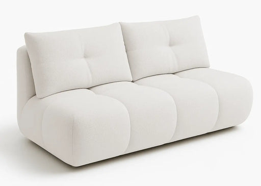 Sofa Mexx z funkcją spania w kolorze kremowym