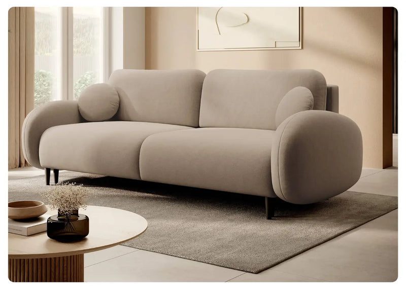 Sofa rozkładana silky - beżowa
