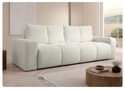 Kanapa z pikami Siro w kolorze beżowym