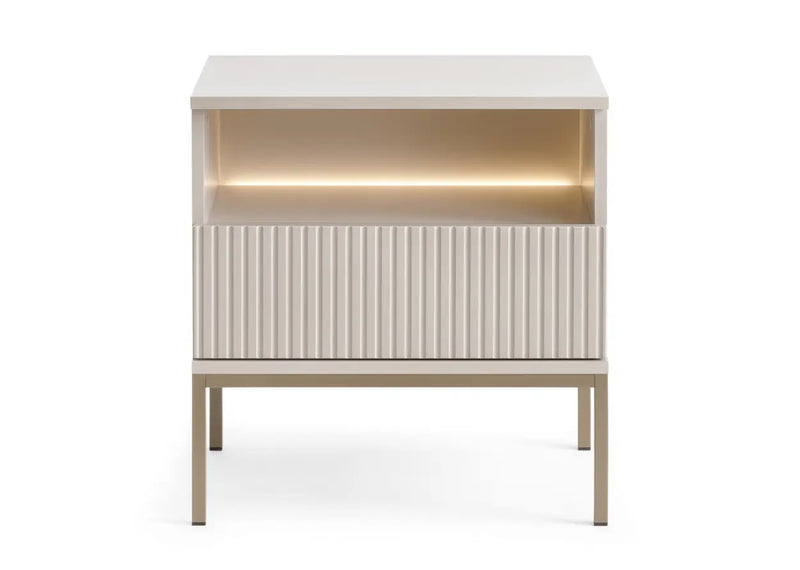 Kaszmirowy stolik z oświetleniem led